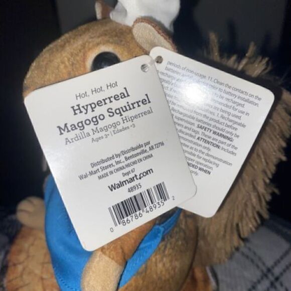 Vintage Grill Master 1987 New Gemmy Hyperreal Magogo Squirrel Hot,Hot.Hot - Picture 9 of 9